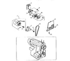 Kenmore 38512014590 motor assembly diagram