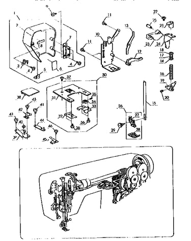 Presser bar assembly