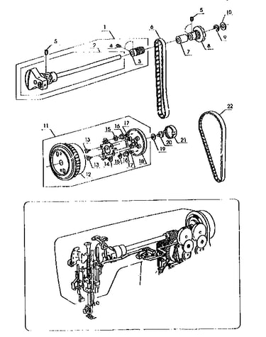 Upper shaft unit