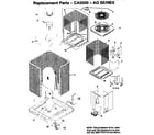 ICP CA5548VKD1 functional replacement parts diagram