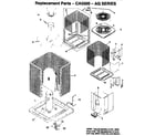 ICP CA5542VKD1 functional replacement parts diagram
