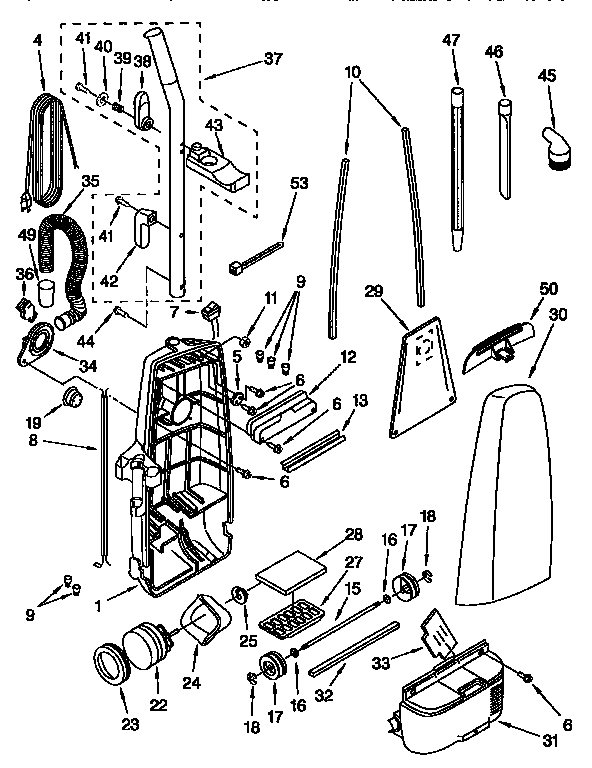 Dust compartment