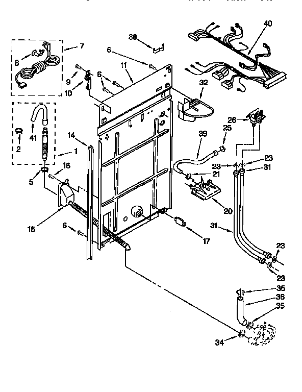 Rear panel