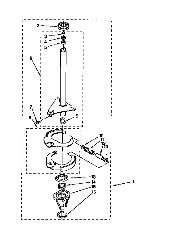Brake and drive tube