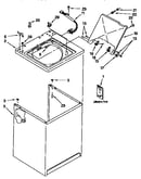 Top and cabinet