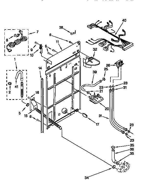 Rear panel