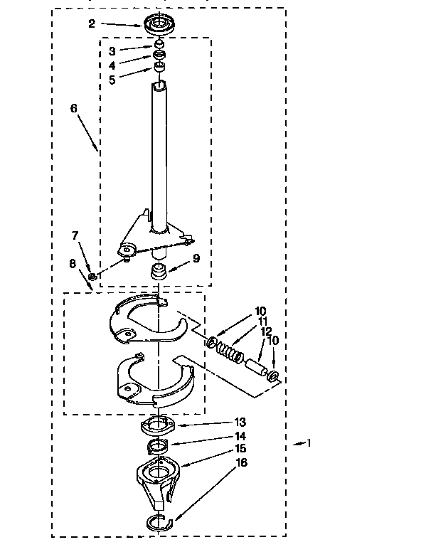 Brake and drive tube