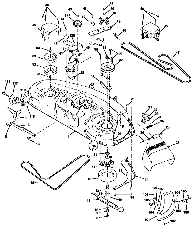 Mower deck