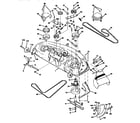 Craftsman 917251492 46" mower deck diagram