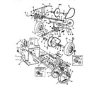 Canadiana F2814-000 10 hp motor mount assembly diagram