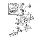 Canadiana F2814-000 10 hp auger housing assembly diagram