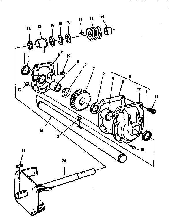 Gear box assembly