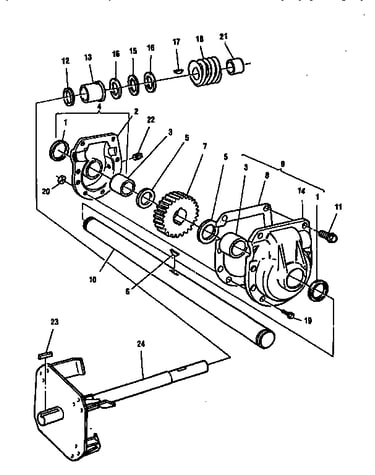 Gear box assembly