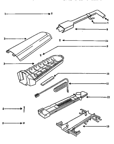 Handle and bag housing