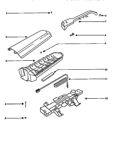Handle and bag housing