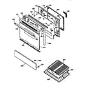 Kenmore 3627536892 door diagram