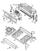 Control panel and cooktop