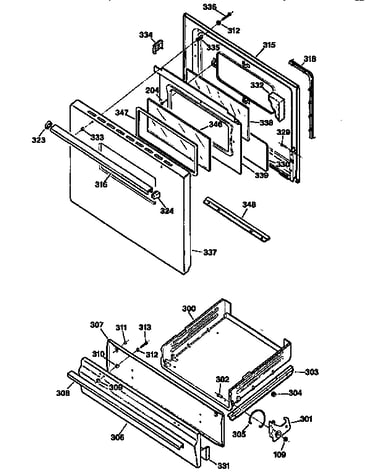 Door and drawer