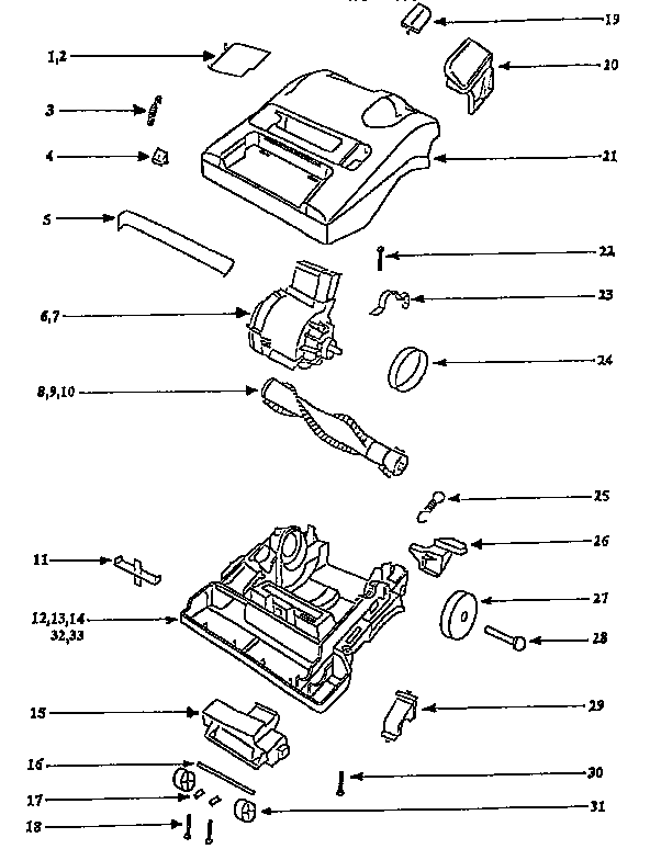 NOZZLE AND MOTOR ASSEMBLY