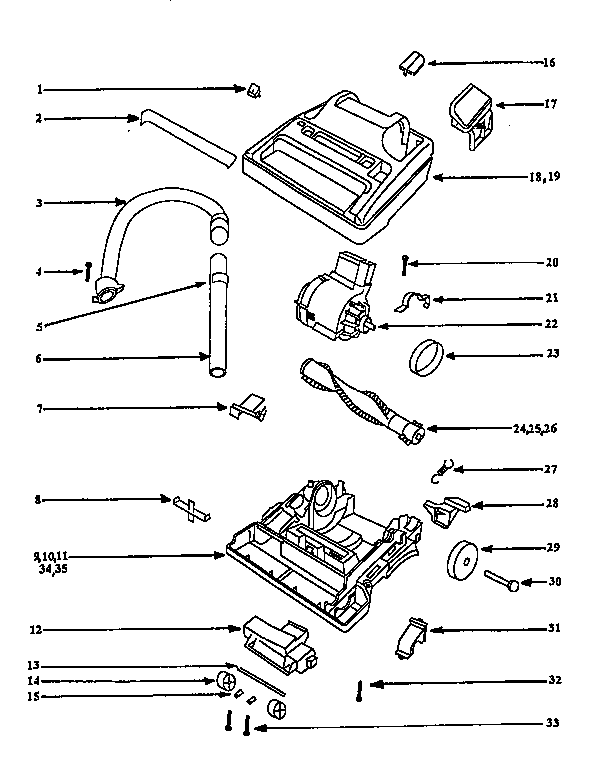 NOZZLE AND MOTOR ASSEMBLY