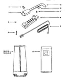 Handle and bag housing