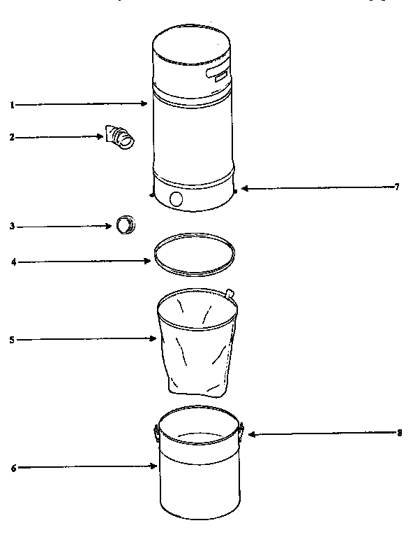 Filter bag assembly