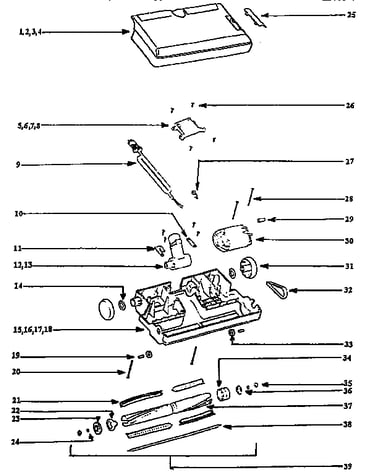 Nozzle and motor assembly