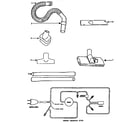 Eureka 3641B attachment parts diagram
