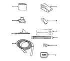 Eureka 2818A attachment parts diagram