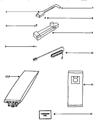 Handle and bag housing