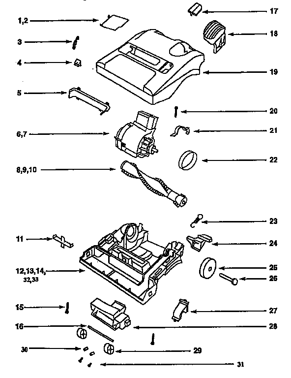 NOZZLE AND MOTOR ASSEMBLY