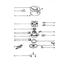 Eureka CV825A motor assembly diagram