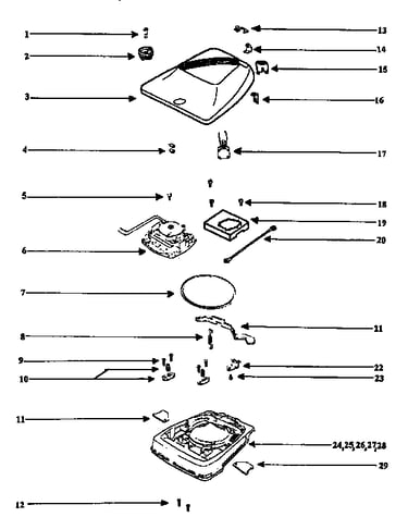 Nozzle and motor assembly