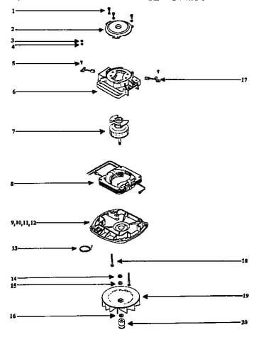 Motor brush assembly