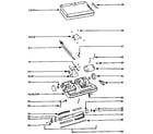 Eureka 1810A nozzle and motor assembly diagram