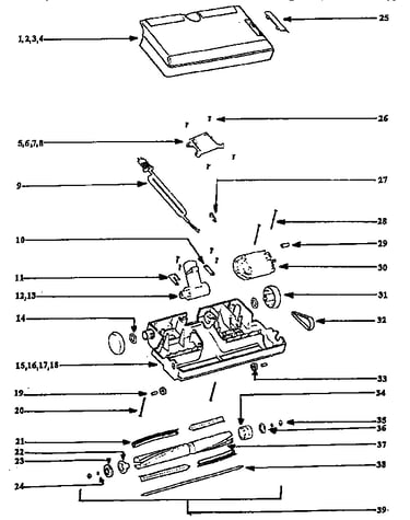 Nozzle and motor assembly