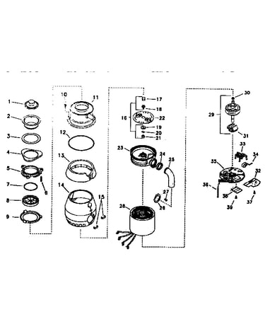 Kenmore disposer