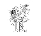 Kenmore 5649933611 cabinet parts diagram