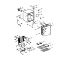 Kenmore 5649932541 cabinet parts diagram
