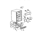 Kenmore 5649936151 cabinet parts diagram