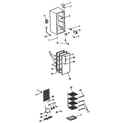 Kenmore 5649237010 cabinet parts diagram