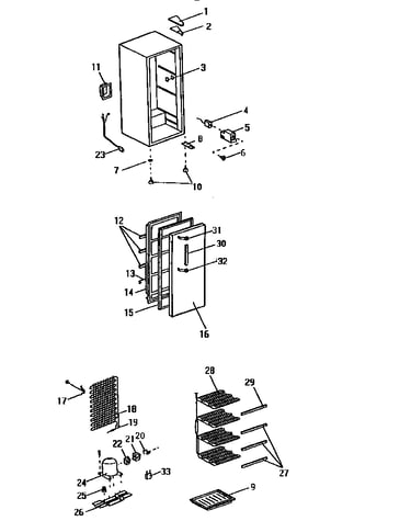 Cabinet parts