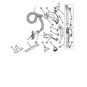 Kenmore 11626412690 hose and attachment diagram