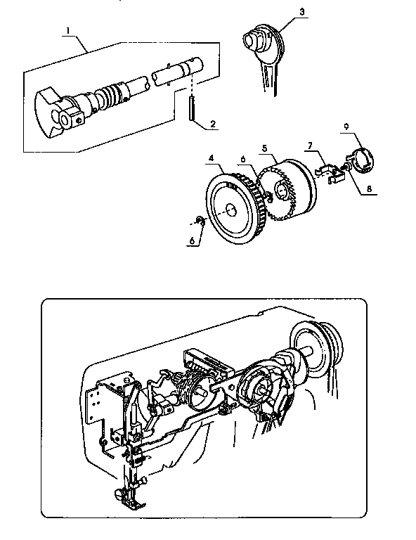 Upper shaft unit