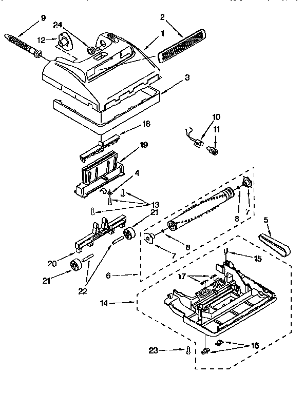 Nozzle and motor