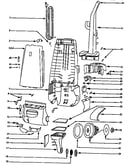Handle and bag housing