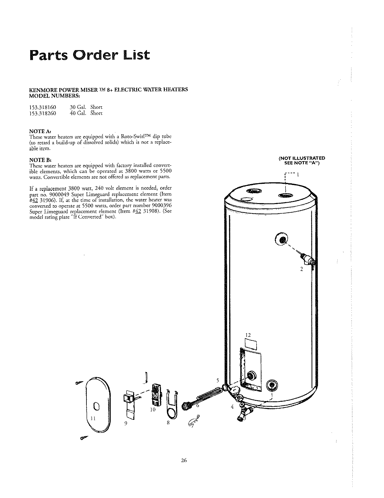 REPLACEMENT PARTS