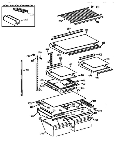 Shelf parts
