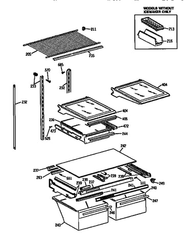 Shelf parts