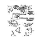 Sears 917250782 engine 42a707-1300-01(71/500) diagram